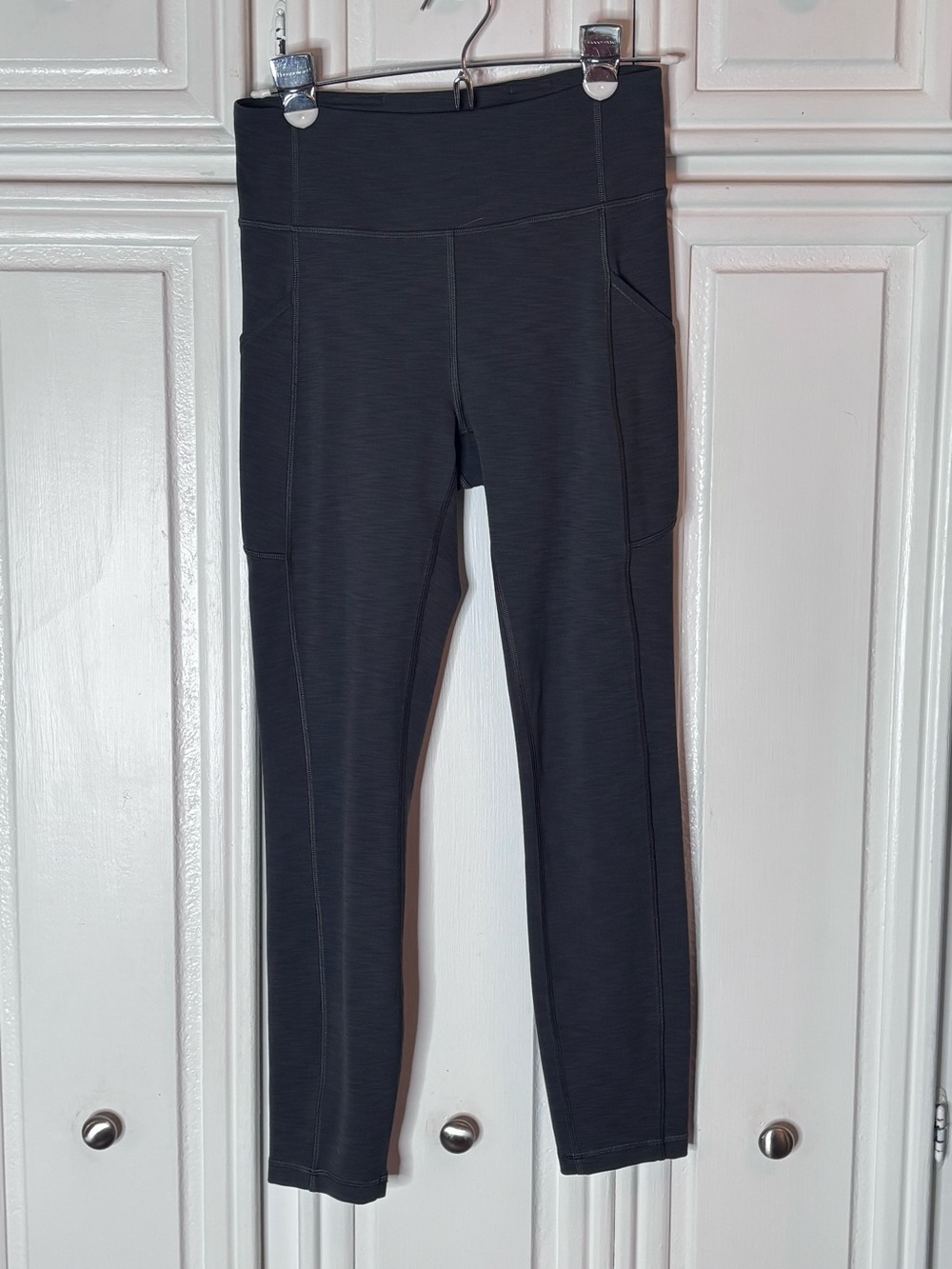 Lululemon Charcoal Gray Capri Leggings Cropped High Rise Small